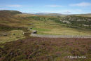 05D-4730 Cronkley Fell and Flowering Heather from the Green Trod Footpath at Whiteholm Bank Upper Teesdale County Durham UK.