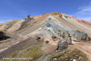 06D-1333 The Brennisteinsalda Volcano Viewed from the Laugavegur Hiking Trail Near Landmannalaugar Iceland.