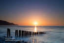 2018-M-4019 Sunset Over Porlock Bay From Bossington Beach, Porlock, Somerset, UK