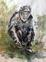 Boris - Original watercolour A2