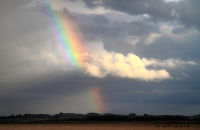 Rainbows over Stiffkey Marsh (3)