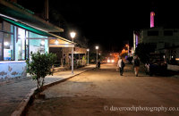 Puerto Villamil at night