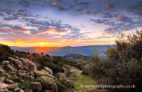 Sunrise over the Sierra Morena, Virgen de la Cabeza