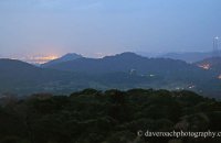 View from the Canopy Tower at night