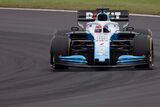 George Russell in the Williams car at Silverstone 2019