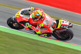 Valentino Rossi on the Ducatti @ Silverstone 2011