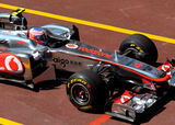 Jenson Button in the Mclaren @ Monaco 2011