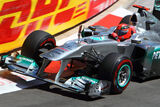 Michael Schmacher in the Mercedes @ Monaco GP 2011