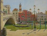 The Grand Canal at Rialto 17inx22in £1150