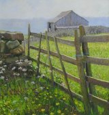 Fieldgate and Buttercups,Timble 16inx15in Sold