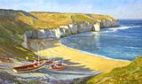 Incoming Tide, Flamborough  12in x 20in oil  £950