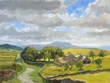 Pendle Hill from Yarnbury 12in x 16in oil £ 750