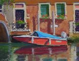 The Red Boat, Venice 10inx12in £650