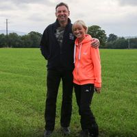 With Ruth Dodsworth filming for ITV Wales Coast & Country October 2018