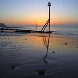 Sunrise Teignmouth Sands.