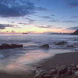 Early morning glow Ness Beach, Shaldon