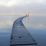 Foggy dawn Coombe Cellars, Teign Estuary