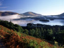 Autumnal morning mist