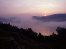 Sunrise and morning mist