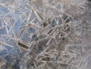 Blue ice patterns