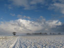 Winter snow & clouds
