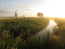 Sunrise and morning mist