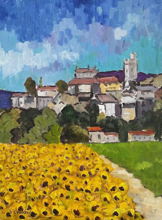 Sunflower fields near Viviers 1