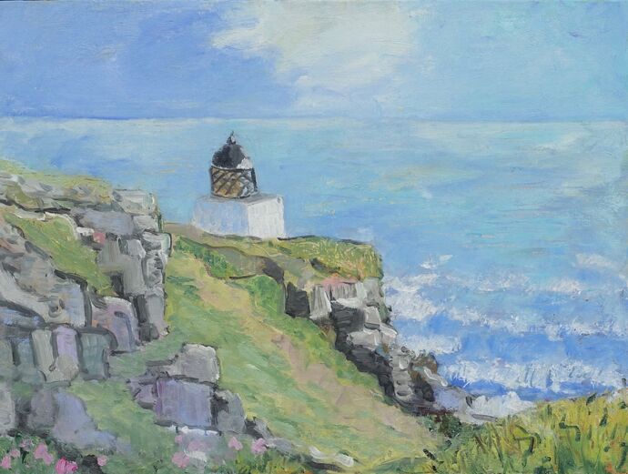 Lighthouse on St Abb's Head