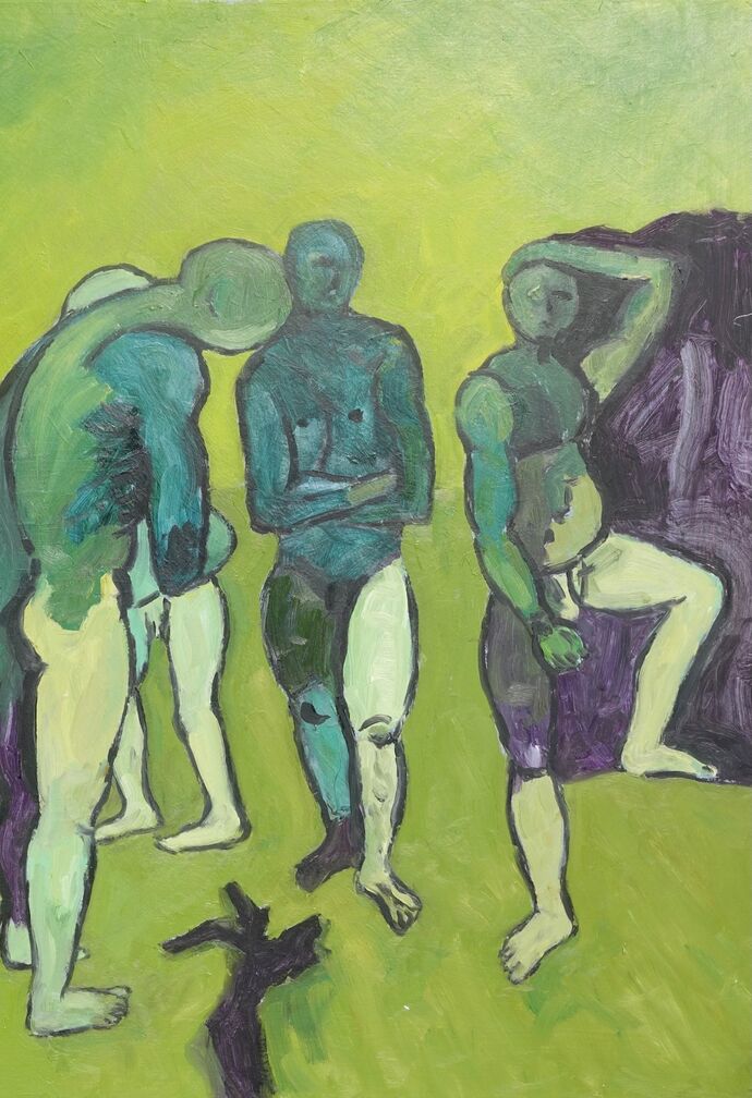 Group of figures 1 (after Keith Vaughan)