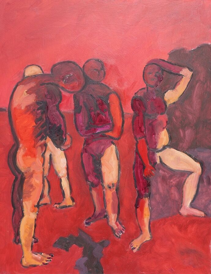 Group of figures 2 (after Keith Vaughan)