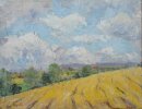 Harvest scene near Langton
