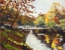 Redmire Falls in autumn