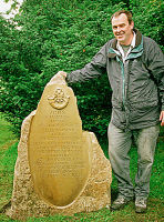 Memorial from a quarry block
