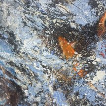 Detail from Blue water with fish