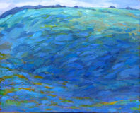 'Ridgeway' oil on canvas 1994