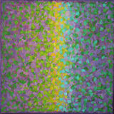 'Convergence 8' 48x48cm acrylic on paper 2025