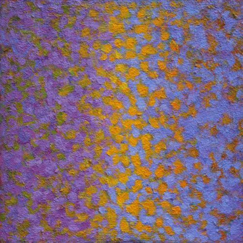 'Meeting Halfway 5' 35x35cm acrylic on board 2025