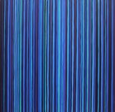 Blue Lines 2 60x60cm Acrylic on canvas 2005