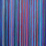 'Red Blue Lines' 60x60cm acrylic on canvas 2005