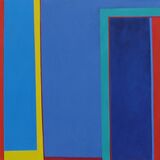 ' In Out '- 90x90cm Acrylic on canvas 2006 (public collection - West Berks Community Hospital Trust)