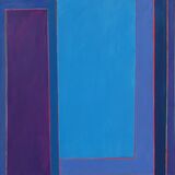 'Light Weight' - 90x90cm Acrylic on canvas 2006 (Public Collection - West Berks Hospital Trust)