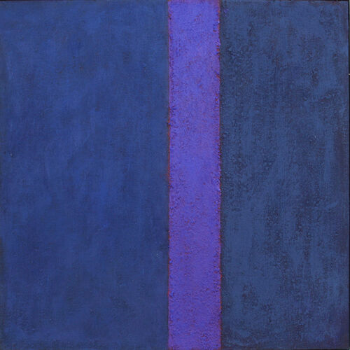 ' Violet Band' 45x45cm Acrylic on canvas 2006 (Private Collection)
