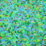 'Rotation 2.' Acrylic on paper 48x48cm 2008