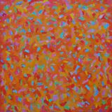 'Bombay Day' 137x137cm acrylic on canvas 2008 (Public Collection - West Berks Community Hospital Trust)