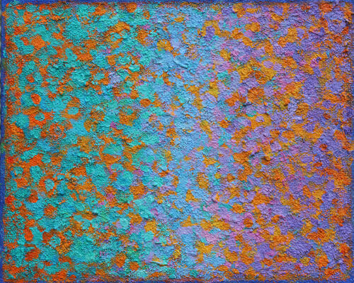 'Passage 1' acrylic on board 30x24cm 2025