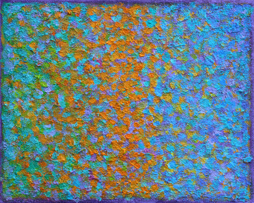 'Passage 3' acrylic on board 30x24cm 2025