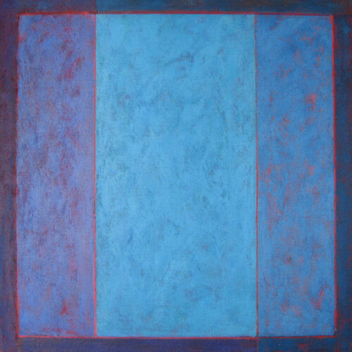 . 'Blue View' 90x90cm Acrylic on Canvas 2006