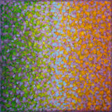 'Convergence 6' 48x48cm acrylic on paper 2025