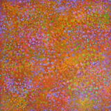 'Autumn Clusters' acrylic on canvas 70x70cm 2023