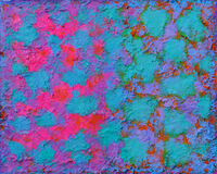 'Blossom 1' acrylic on board 30x24c 2018 (Privatew Collection)